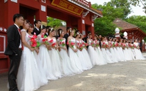 22 đôi công nhân đám cưới tập thể đầu tiên ở Huế